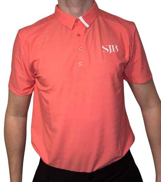 SJB Golf Logo Polo - Pink