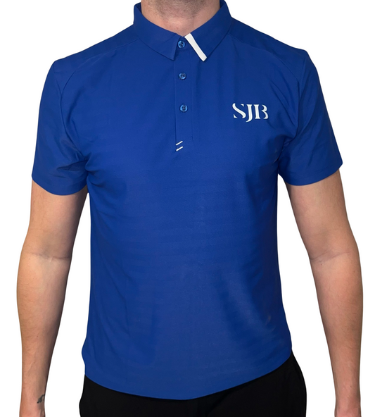 SJB Golf Logo Polo - Royal Blue