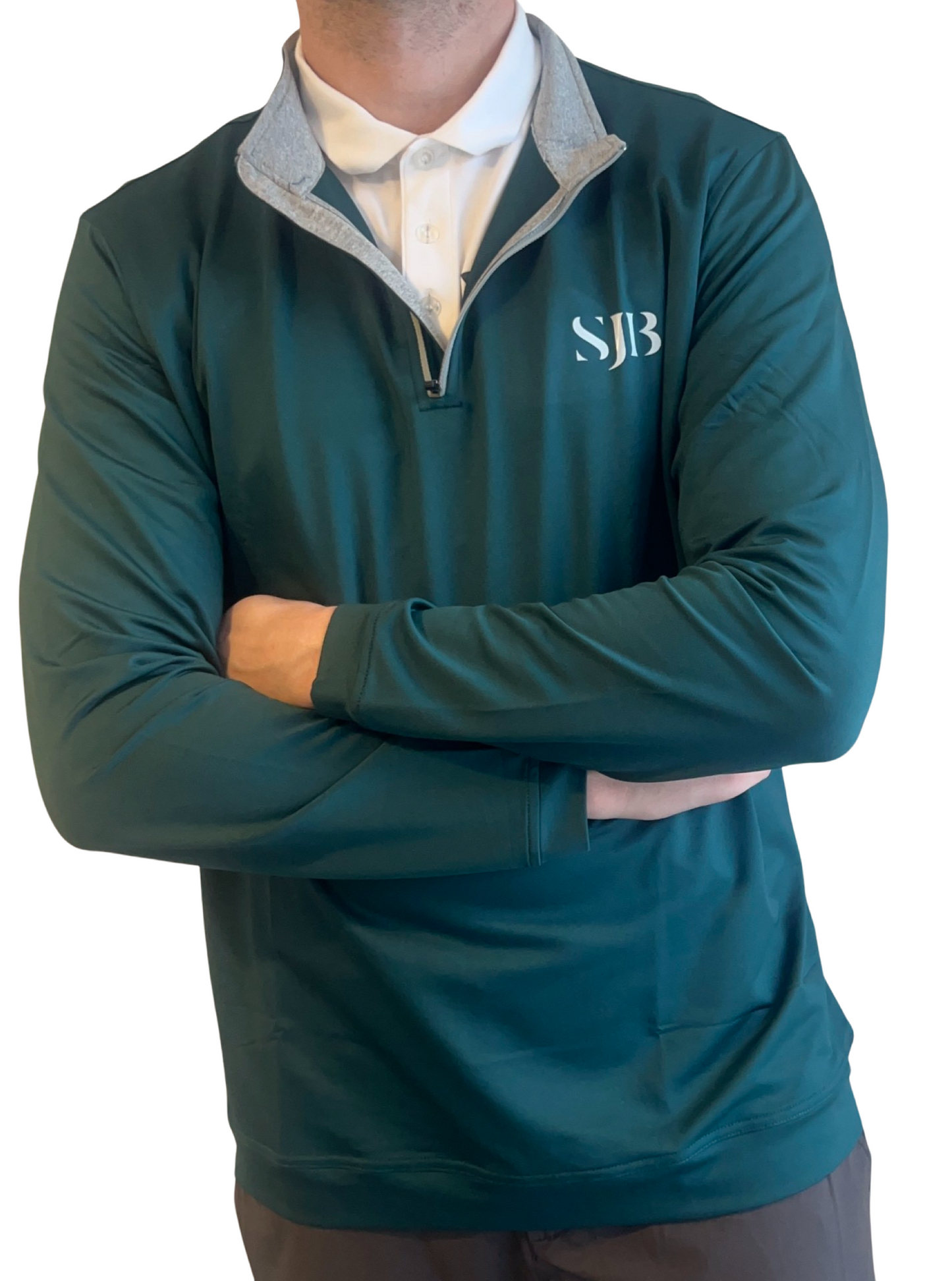 SJB Golf Quarter Zip - Coral